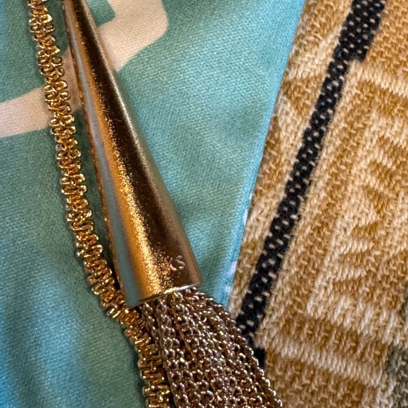Rose Gold Long Tassel Necklace - Picture 2 of 3